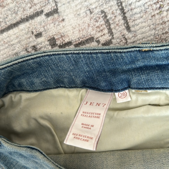 NWT Seven for all Mankind Jen 7 Ankle Skinny in Sunrise Leopard - Picture 12 of 13